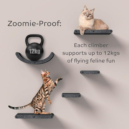 Wall Mounted Cat Steps Short Shelves by Pryde Pets - Image 7