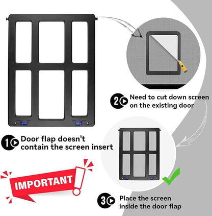 PETLESO Large Dog Door for Screen Door - Image 5