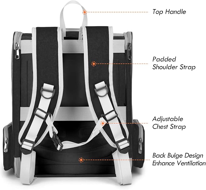Cat Backpack Carrier, Pet Carrier Backpack - Image 3