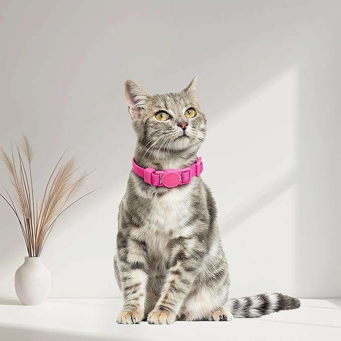 Breakaway Cat Collar with Bell, Safety Buckle Kitten Collar, Elastic Strech - Image 7