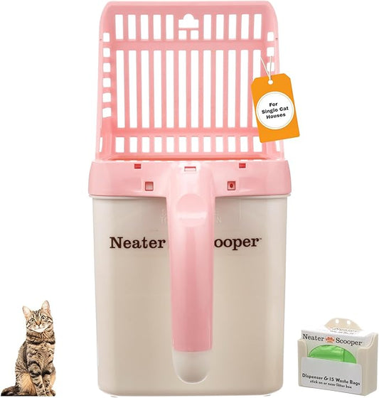 Neater Pet Brands Neater Scooper Standard Cat Litter Scoop, 15 Refill Bags – by NeaterPetBrands