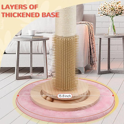 45'' Tall Cat Scratching Post, 3.5Inch Diameter Sisal Rope Scratching Post - Image 6