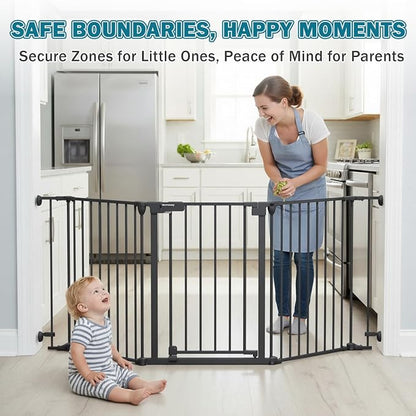 Mumeasy 80" Extra Wide Baby Gate - Image 7