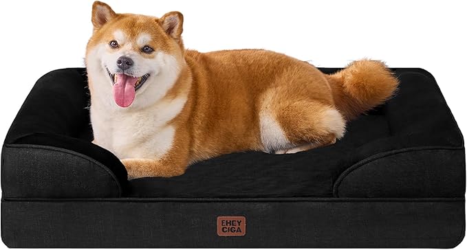 EHEYCIGA Orthopedic Dog Beds for Large Dogs, Waterproof Memory Foam Large Dog by EHEYCIGA