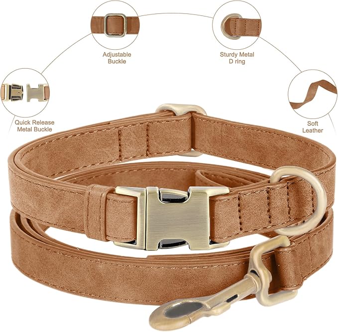 Genuine Leather Dog Collar - Image 2