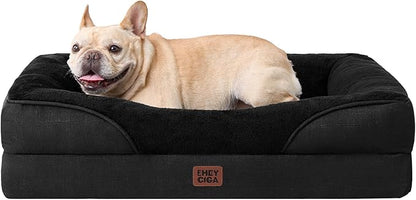 EHEYCIGA Orthopedic Dog Bed for Medium Dog, Waterproof Liner & Washable by EHEYCIGA