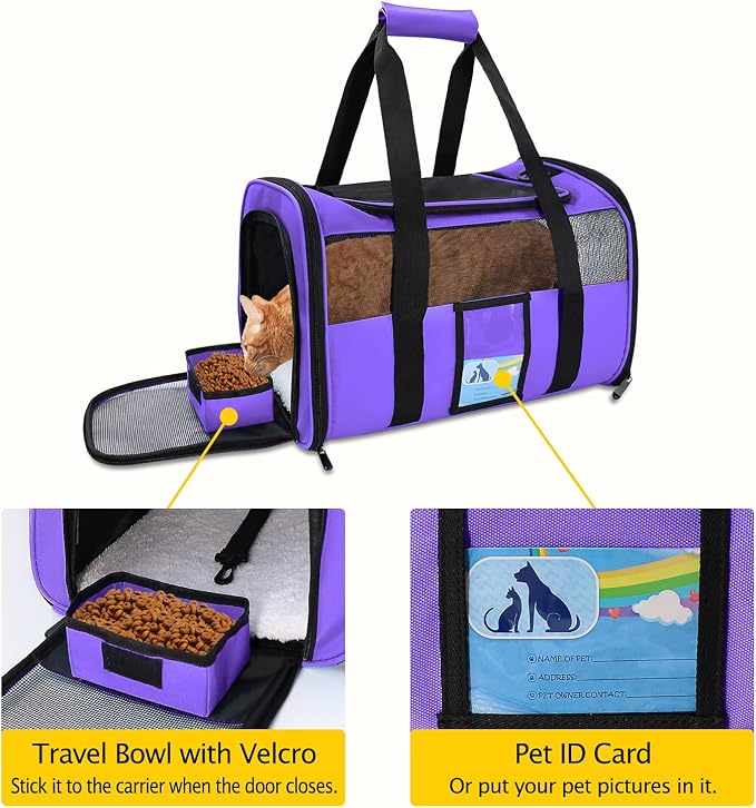 Refrze Pet Carrier Airline Approved, Cat Carriers - Image 4