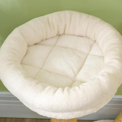 PawHut Cat Tree for Indoor Cats, Luxury Condo, Beds & Toby Balls, Kitten - Image 9