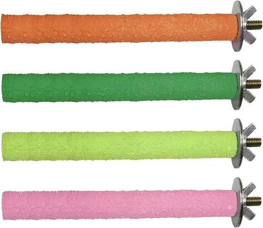 Hamiledyi Parrot Perch Stand Toy, Bird Cage Perch Toy, Natural Paw Grinding by Hamiledyi