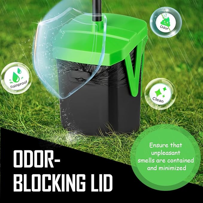 Pooper Scooper Swivel Bin & Rake - Image 4