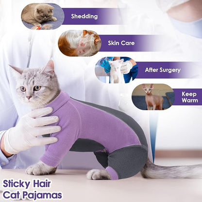 SUNFURA Hair Sticky Cat Clothes, Cat Sweater - Image 5