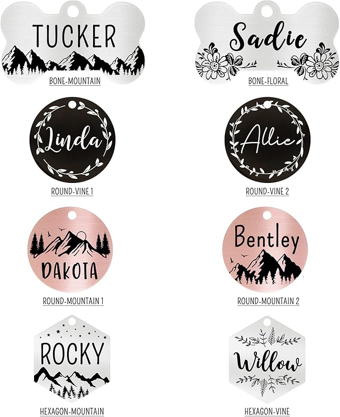 Ultra Joys Stainless Steel Pet ID Tags - Image 5