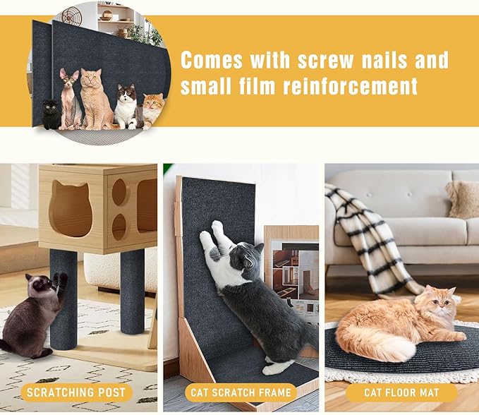 Cat Scratch Mat, Couch Protector from Cats Claw, Cat Scratch Furniture - Image 4
