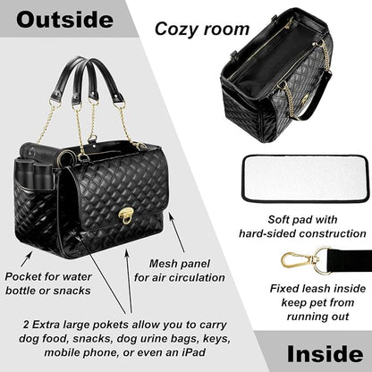 Fashion Dog Purse for Small Dogs - Image 3