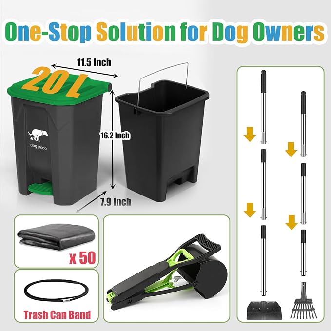 6Pack - Large Dog Pooper Scooper - Image 8