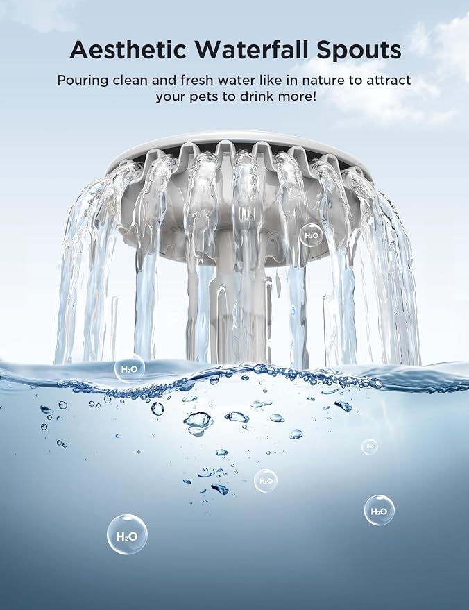 7L/1.8Gal Dog Water Fountain for Large Dog, FEELNEEDY Dog Water Bowl Dispenser - Image 4