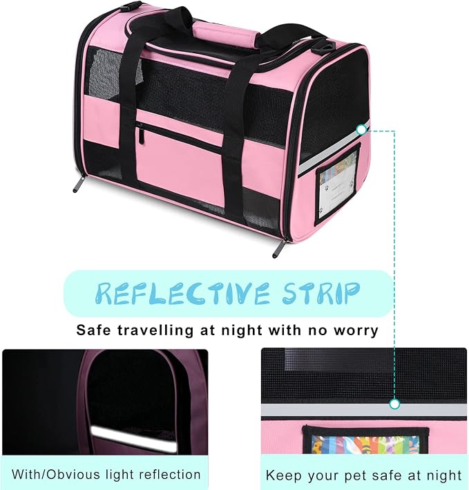 Cat Carrier Pet Carrier Airline Approved - Image 3