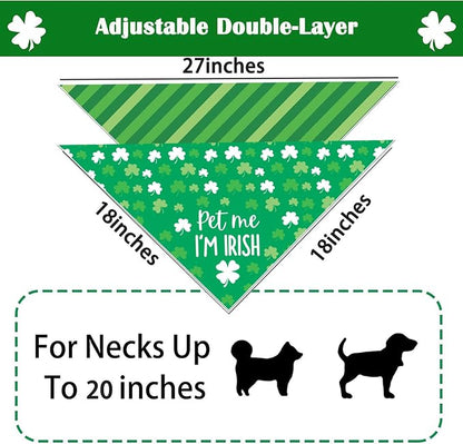 St Patrick's Day Dog Bandanas - Image 3