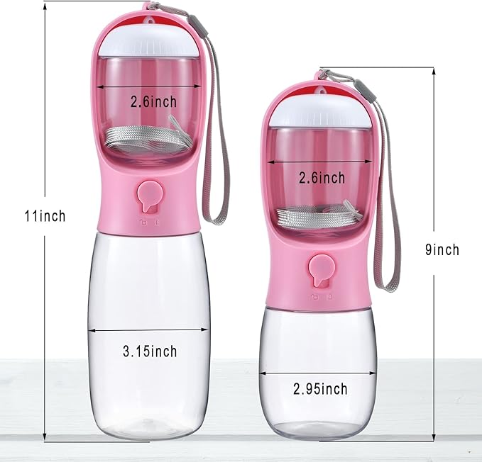 Dog Water Bottle with Food Container, Travel Puppy Water Bowl, Portable Pet - Image 6