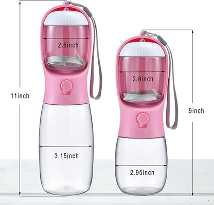 Dog Water Bottle with Food Container, Travel Puppy Water Bowl, Portable Pet - Image 6