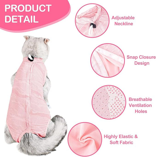 Coppthinktu Cat Recovery Suit Cat Onesie - Image 2