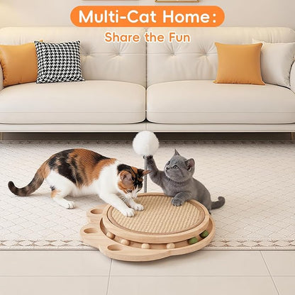 Cat Scratcher Board, 3-in-1 Cat Scratcher & Activity Center - Image 7