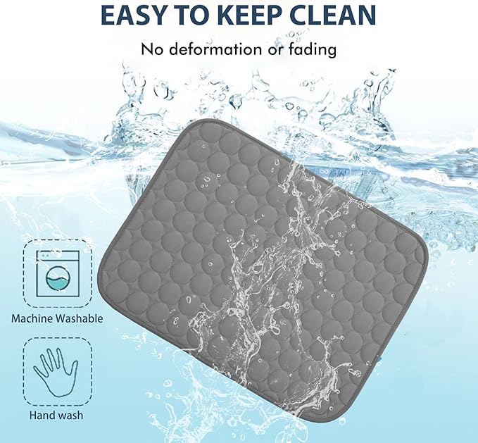 MICROCOSMOS Summer Cooling Mat & Sleeping Pad- Water Absorption Top, Easy Carry - Image 5