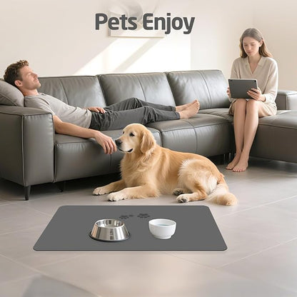 Pet Feeding Mats-Absorbent Dog Mat - Image 8