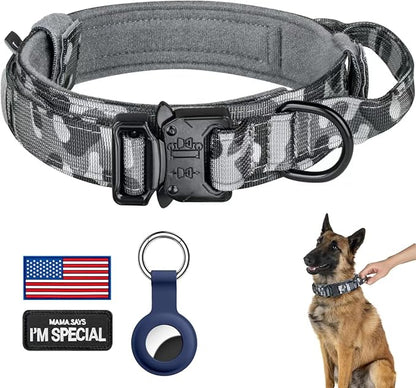 DAGANXI Tactical Dog Collar, Adjustable Military Training Nylon Dog Collar by DAGANXI