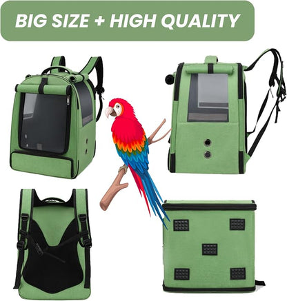 Bird Backpack Travel Cage for Cockatiel, Parakeet - Image 4