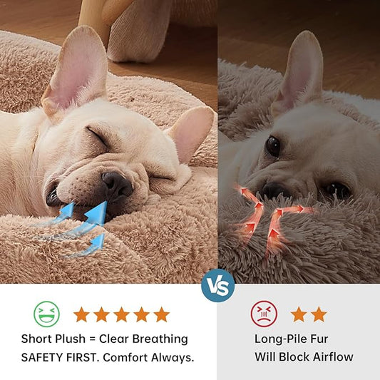 OhGeni 27 inches Calming Donut Dog & Cat Bed - Image 2