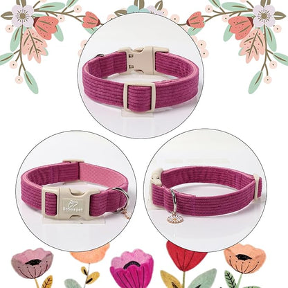 Cute Corduroy Dog Collar - Image 6
