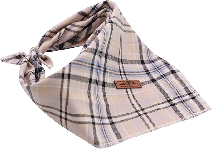 Lionet Paws Dog Bandana Washable Cotton Handkerchief Scarf Triangle Bandana - Image 3