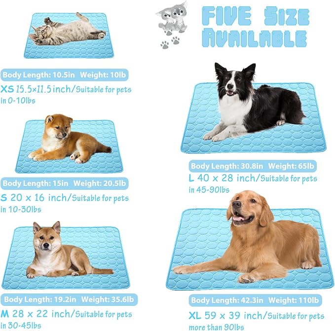 Washable Dog Ice Silk Self Cooling Mat - Image 5