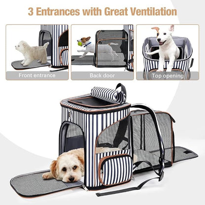 Lekereise Large Cat Backpack Expandable Pet Backpack Carrier - Image 2