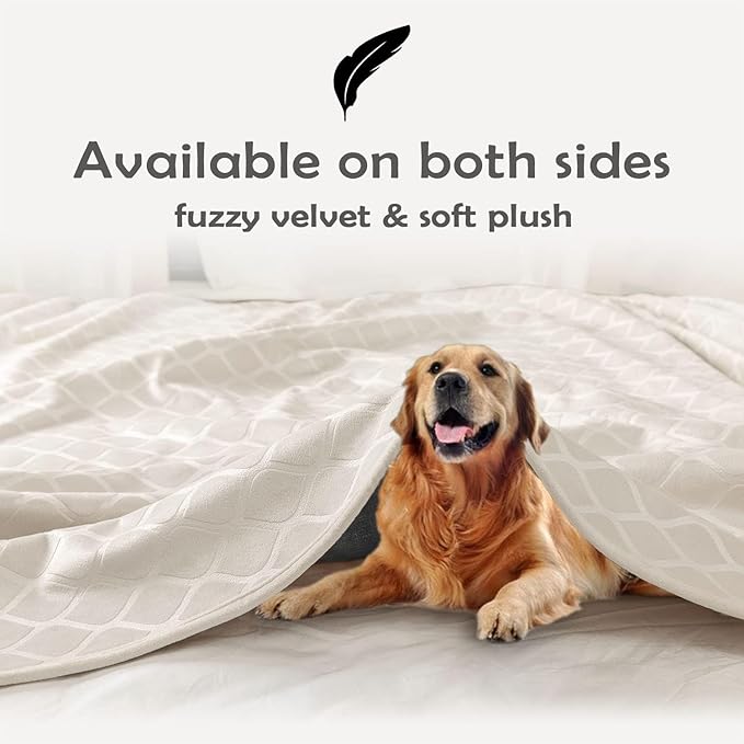 fuguitex Waterproof Dog Blanket Bed Cover Dog Crystal Velvet Moroccan Fuzzy - Image 4