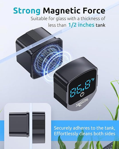 SEAOURA 2-in-1 Aquarium Magnetic Cleaner - Image 3