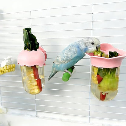 7 PCS Bird Cage Feeder for Vegetable Millet Holder Cage Accessories - Image 6