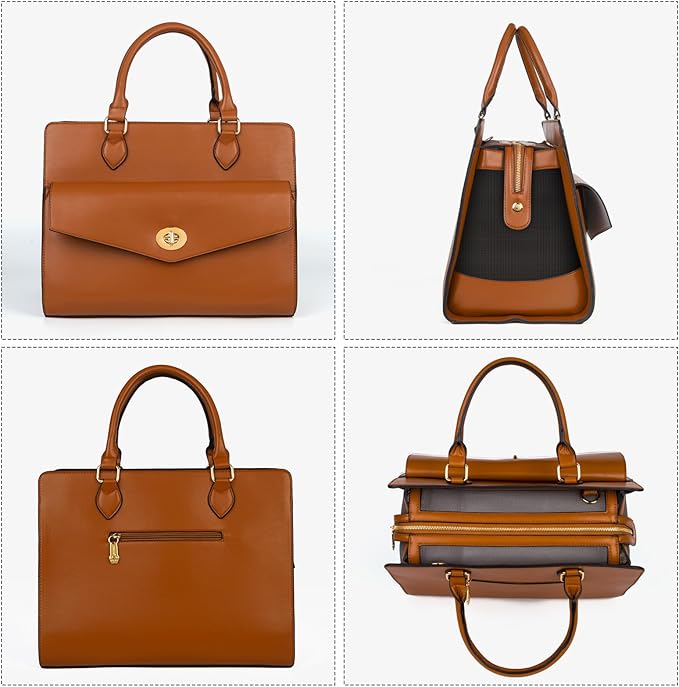 Stylish Pet Carrier Purse Leather Bag - Image 5