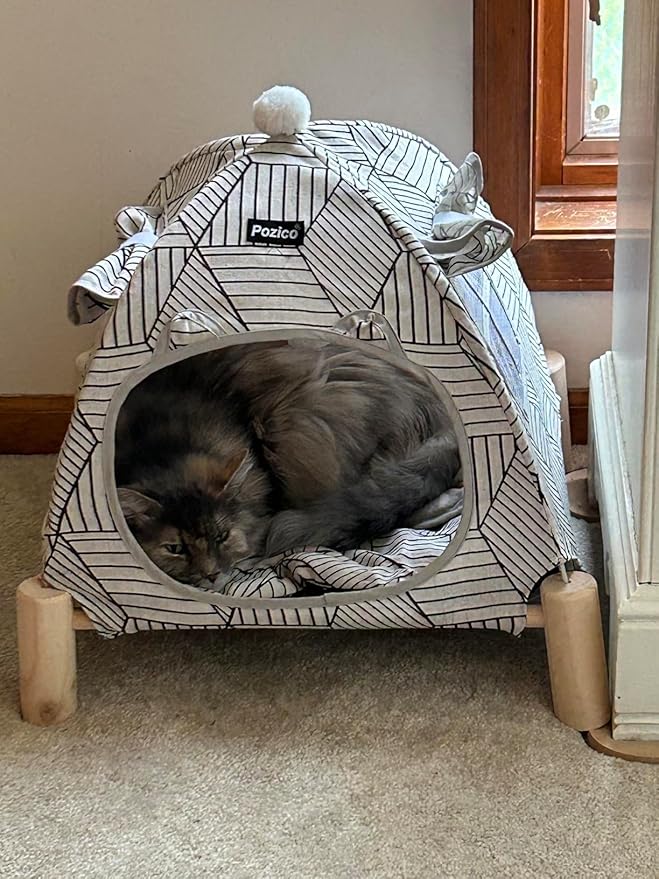 Pozico 2-in-1 Cat Bed Tent - Image 2