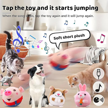 Interactive Dog Toys, Active Moving Pet Plush Toy - Image 3