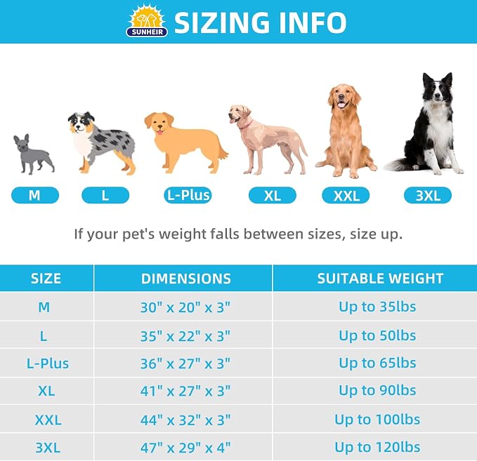 Sunheir Orthopedic Dog Beds for Small Dogs, Waterproof Puppy Bed - Image 5