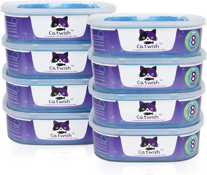 Cat Litter Refills Bags 8 Pack Enhanced Odor Control Litter Refills Compatible by Unknown
