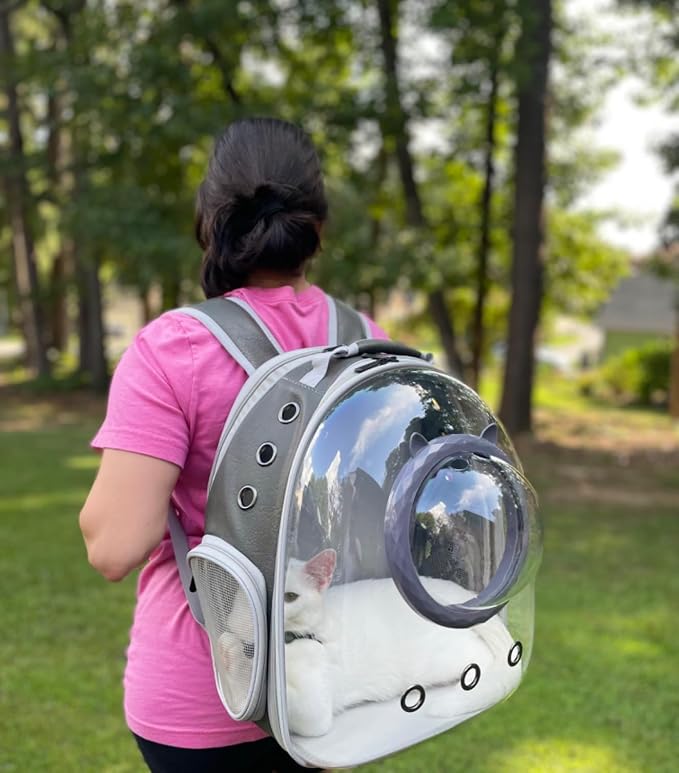 Expandable Cat Carrier Backpack, Backpack - Image 7
