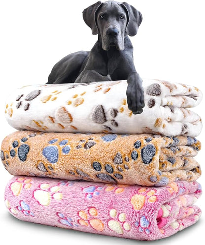 Dog Blankets for Medium Large Dogs, 3 Pack Dog Blanket Washable 41" x 31" by NXDZI