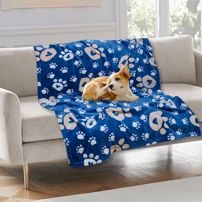 Dog Blanket, Soft Fleece Dog Blankets by Gowyeg