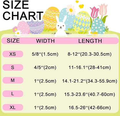 Easter Day Dog Collar, UP URARA PUP Easter Bunny Adjustable Pet Collar - Image 7
