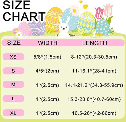 Easter Day Dog Collar, UP URARA PUP Easter Bunny Adjustable Pet Collar - Image 7