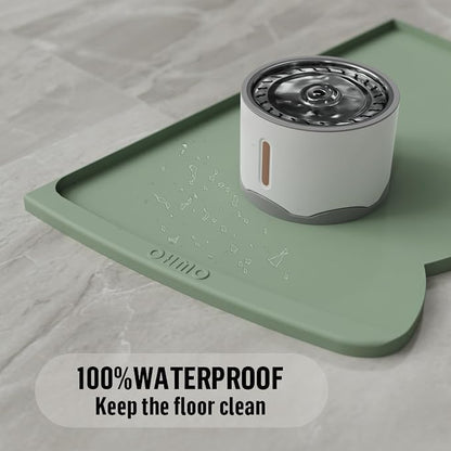 OHMO Dog Food Mat w/Residue Collection Pocket Silicone Pet Feeding Mat - Image 6
