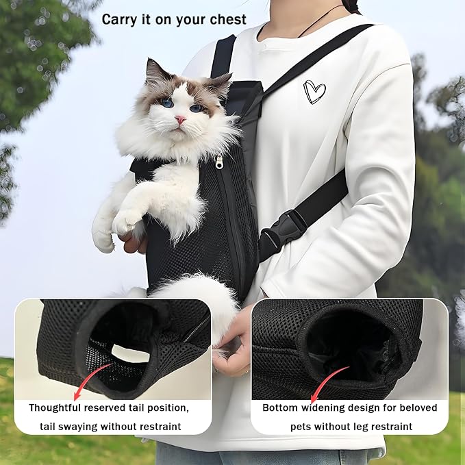 Pet Carrier Backpack, Adjustable Pet Front Carriers - Image 5